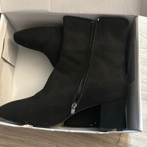 Black ankle boots